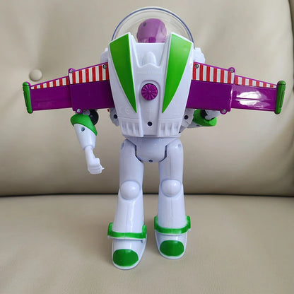 Disney Toy Story Buzz Lightyear Model Toys Pixar Electric Walking Robot Doll Action Figure Toy Birthday Gift Toys Model For Kids