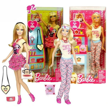 Original Mattel Barbie Dream Series Doll Love Paul Frank Love Dentist Prom Princess Toys for Girls Educational Props Collection