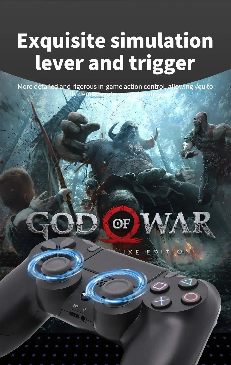 Origina Sony  PS4 Wireless Game Controller For Sony Controller Bluetooth Vibration Gamepad For PS4 Console