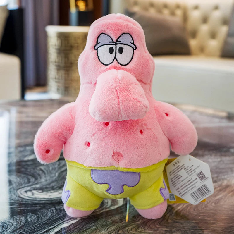 Anime Spongebob Squarepants Patrick Star Squidward Eugene H. Krabs Gary Kawaii Stuffed Plush Toys keychain Birthday Gift For Kid