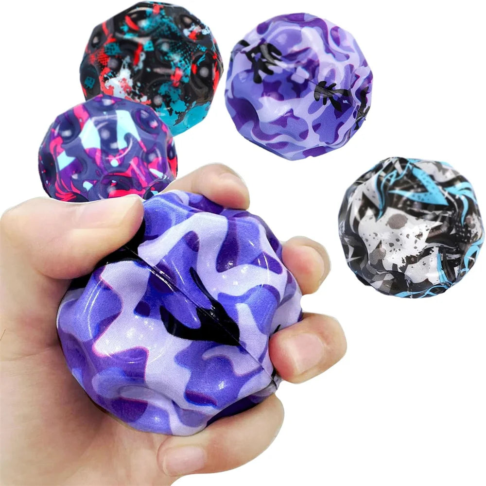 Space Moon Bouncy Balls for Kids Multicolor Spaceballs Super High Bouncing Easy to Grip and Catch Jumping Toy for Stress Relief