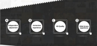 Shinecon VR Glasses 3D Virtual Reality Headset Devices Viar Helmet Goggle Lenses Smart For Phone Cell Smartphone Game Mobile Set