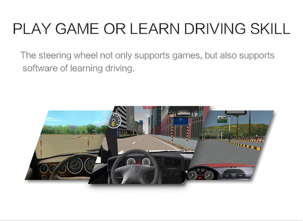 PXN V3II Gaming Steering Wheel Pedal Vibration Racing Game Controller for Xbox One for PC for PS3 PS4 for N-switch