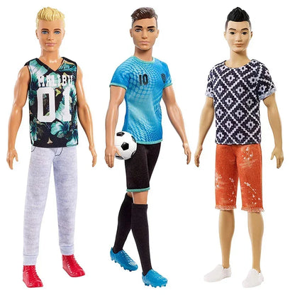 Original Mattel Barbie Ken Groom Doll Wedding Boyfriend Male Sports Prince Genuine Brand Toys for Childrens Girls Birthday Gifts