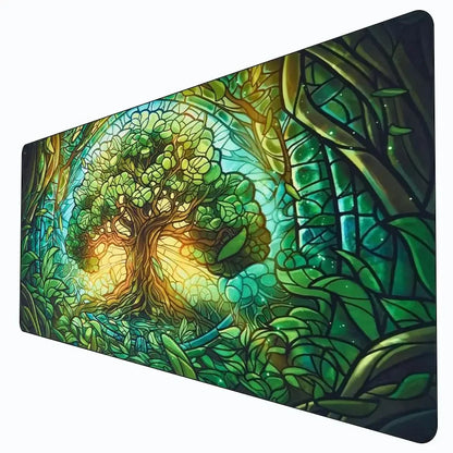 900x400MM MTG The Magic Gathering Play Mats Original Handcrafted TCG Playmat with Rubber Bottom & Stitched Edge CCG Card Mat