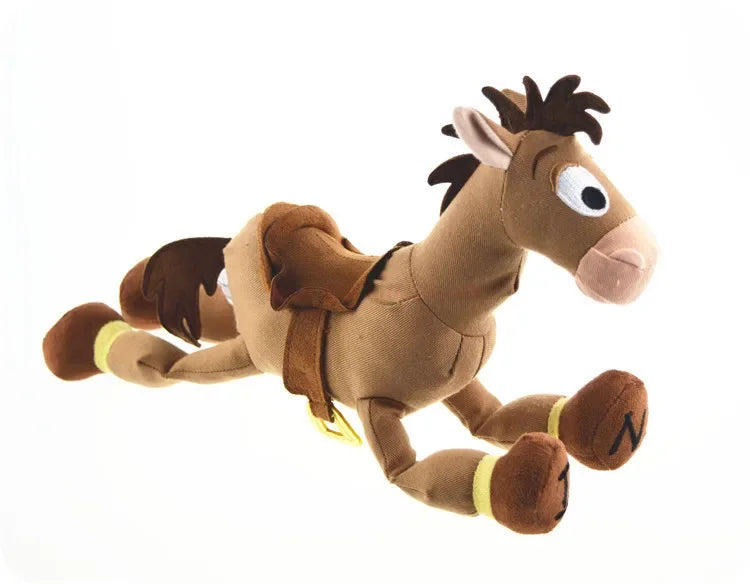 Disney 28cm Toy Story: Sheriff Woody Buss Red Heart Horse Cartoon Plush Doll Birthday Gift Girl Sofa Plush Pillow Birthday Gift