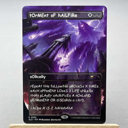 C21 TSR SLD HOLO10-02 TCG magical Cards for Home Play the Proxy Veyran Voice of Duality the Damnation Gemstone Caverns gather