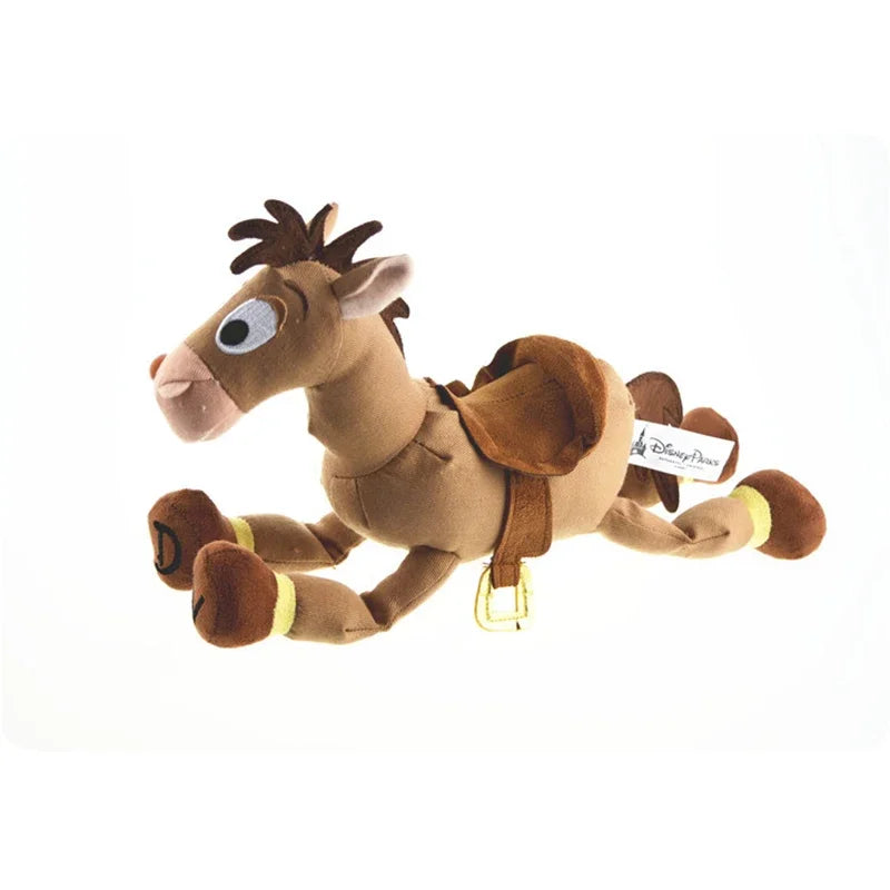 Disney 28cm Toy Story: Sheriff Woody Buss Red Heart Horse Cartoon Plush Doll Birthday Gift Girl Sofa Plush Pillow Birthday Gift