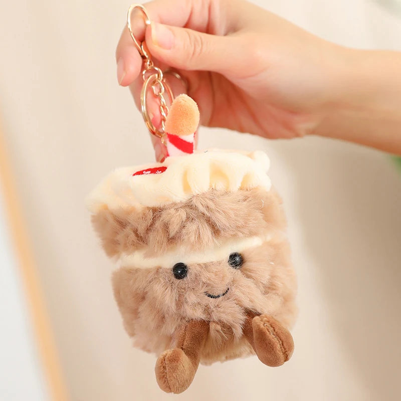 Cartoon Cute Hot Sale Cake Plush Doll Pendant Succulent Flower Tulip Plant Potted Plush Toy Home Decoration Gift For Children