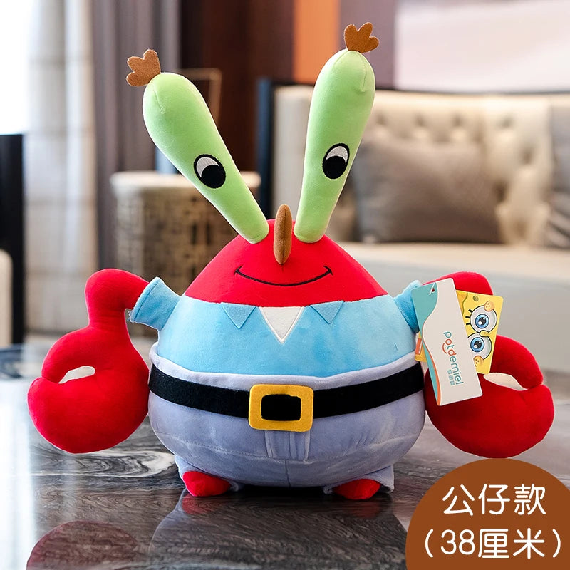 Anime Spongebob Squarepants Patrick Star Squidward Eugene H. Krabs Gary Kawaii Stuffed Plush Toys keychain Birthday Gift For Kid