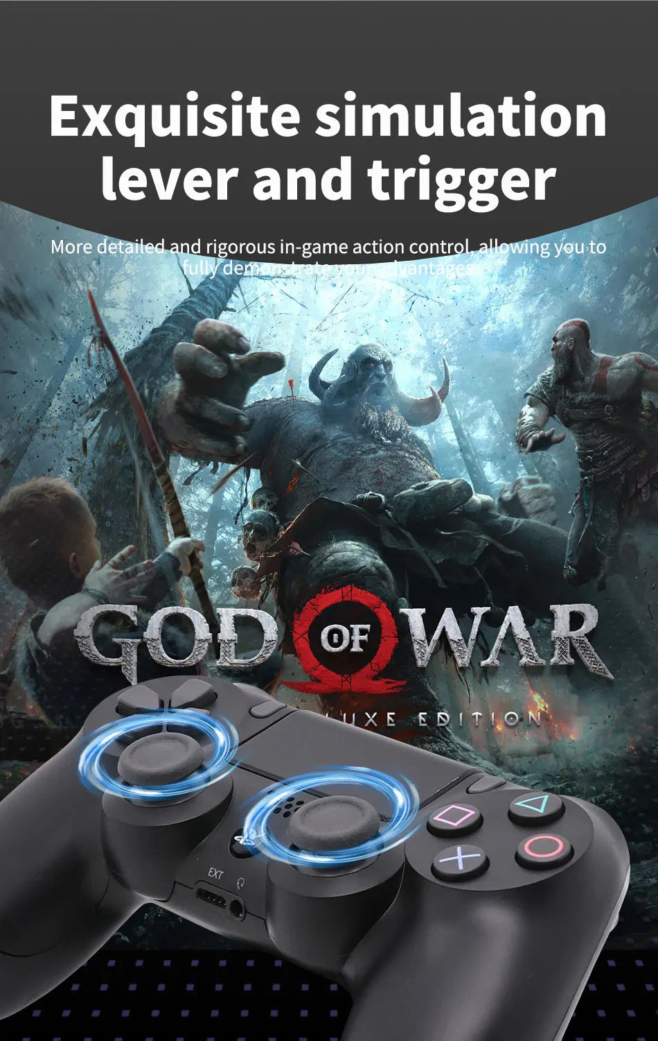 100% original Sony PS4 Original Game Controller DUALSHOCK 4 wireless Bluetooth game controller PlayStation 4 game console