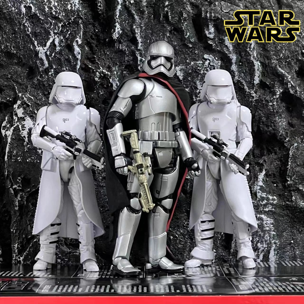 6 Inch Star Wars The Black Series Force Awaken First Order Captain Phasma Commander Snowtrooper Action Figure Collectible Toys
