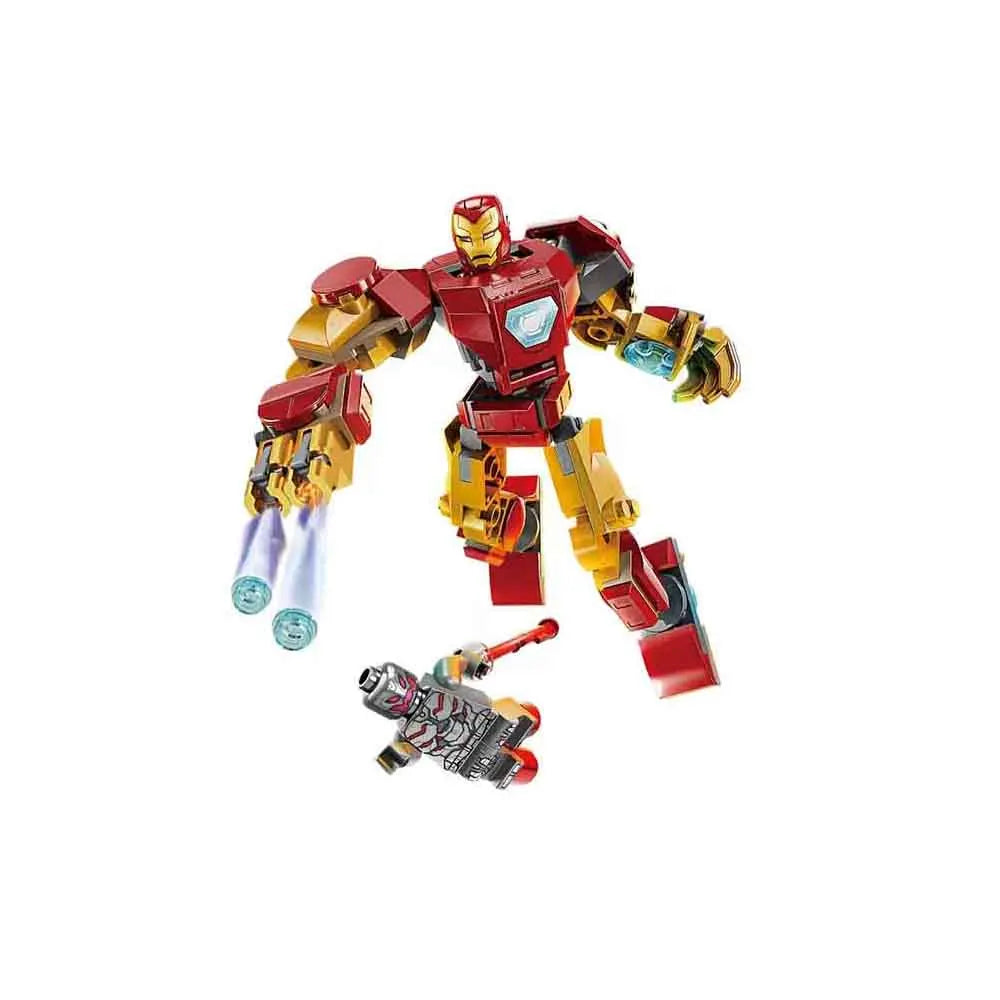 76270 76302 Superhero Bricks Avengers Thor Iron Man Thanos Assemble Compatible Action Figure Toy Building Blocks Model Ornament