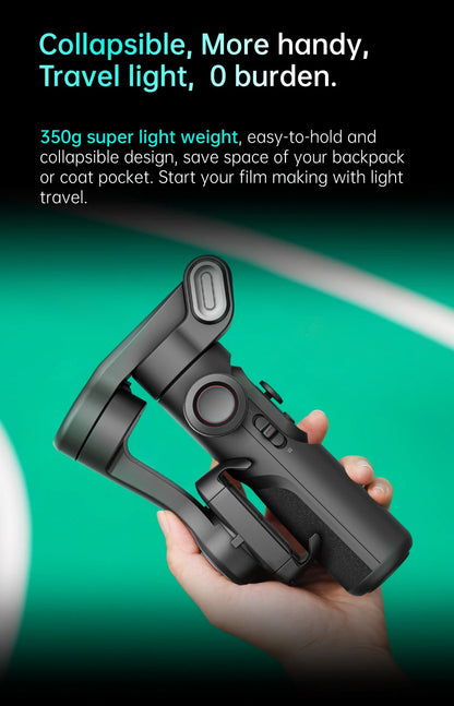 AOCHUAN 3-Axis Handheld Gimbal Stabilizer SmartXE for Smartphone for iPhone Android AI Face Tracking TikTok Vlog