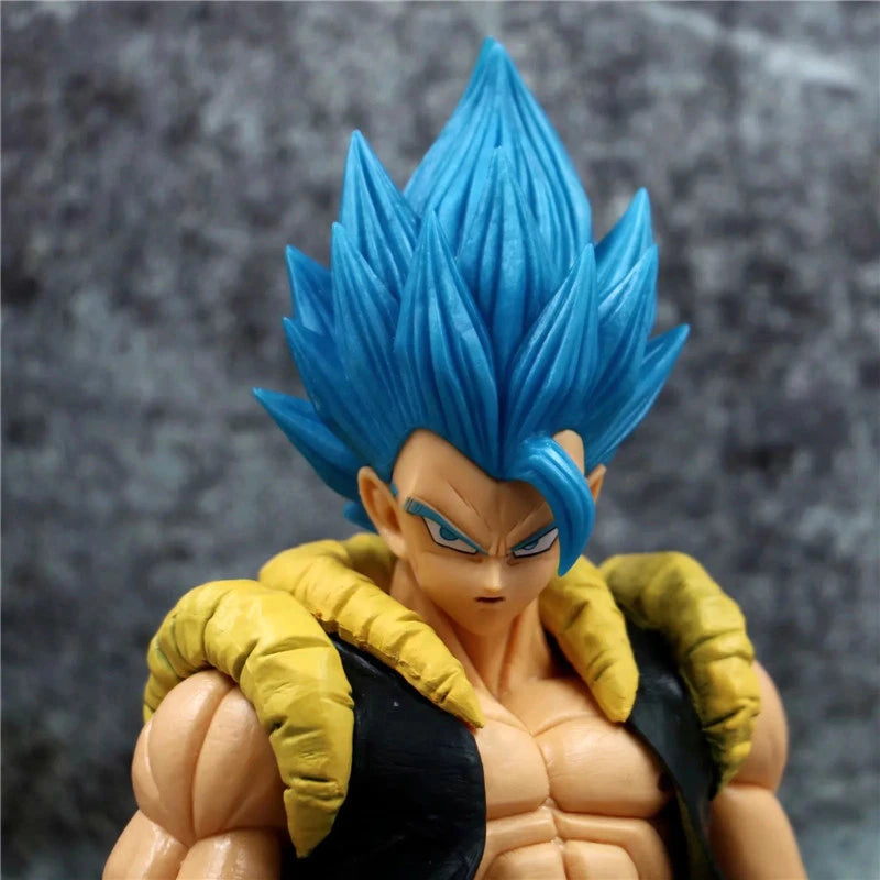 31CM Dragon Ball Z Super Saiyan Blue Gogeta Figure Toys Anime DBZ PVC Figurines Collection Model Desktop Decoraction Gifts Kids