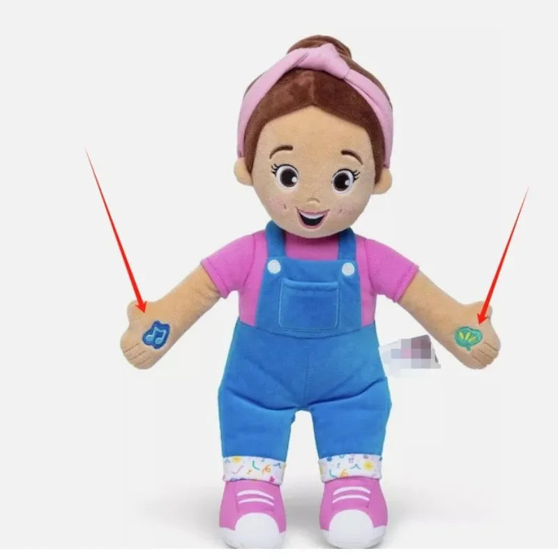 30cm ms rachel boneca de pelúcia ms rachel falar & cantar plushes brinquedo interativo macio brinquedos de música de pelúcia dos desenhos animados meninos meninas presentes de aniversário