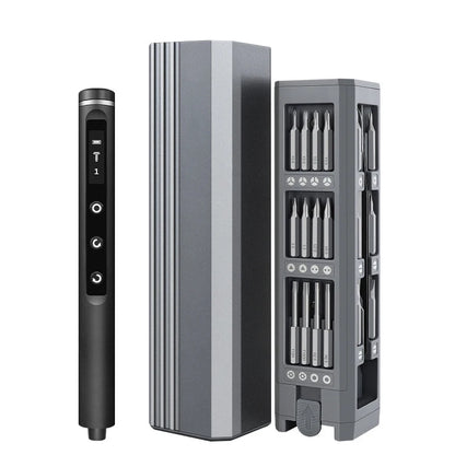 49 in 1 Electric Screwdriver Set Precision Cordless Magnetic Screw Driver with 42 Bits And Display 5 Torque Repair Hand Tool