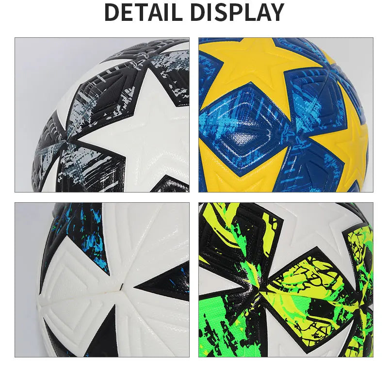 Standard Soccer Ball Professional Outdoors Sports Match Balls Training Seamless Football High Quality PU Material Size 5 Size 4
