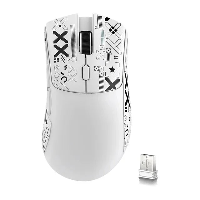 Attack Shark R1 2.4G USB Tri-modeWireless Gaming Mouse Bluetooth Connection 18000DPI 1000Hz Macro Mice For PC