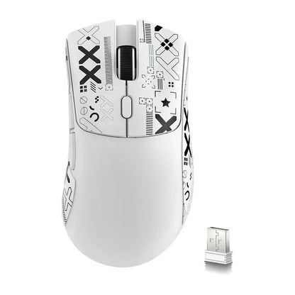 Attack Shark R1 2.4G USB Tri-modeWireless Gaming Mouse Bluetooth Connection 18000DPI 1000Hz Macro Mice For PC