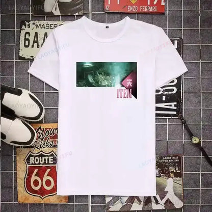 Cloud Strife Final Fantasy T Shirt Black Cloud VII FF7 Video Game Tops NEW Game Shirts Short Sleeve Men Graphic T Shirts