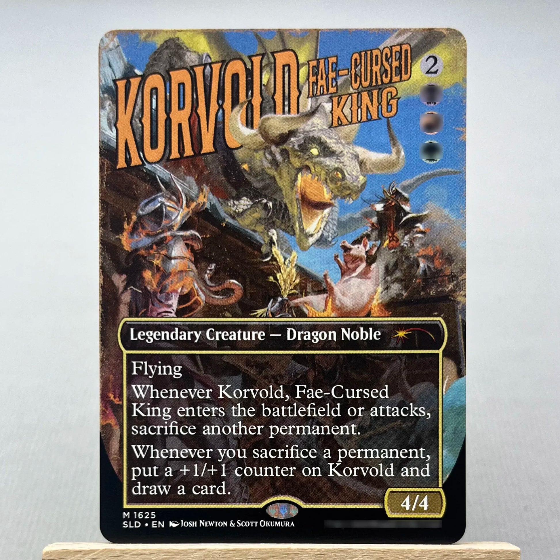 C21 TSR SLD HOLO10-02 TCG magical Cards for Home Play the Proxy Veyran Voice of Duality the Damnation Gemstone Caverns gather