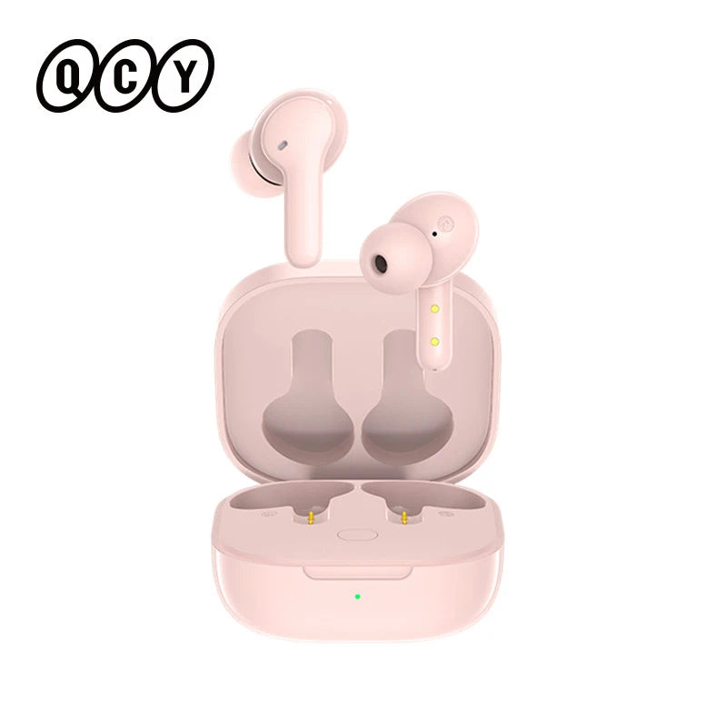 QCY T13 Bluetooth Headphone V5.1 Wireless TWS Earphone Touch Control Earbuds 4 Microphones ENC HD Call Headset Customizing APP