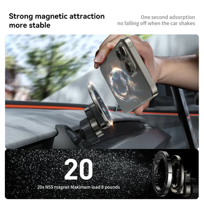 YZ Tesla Model 3 Y Highland Juniper 2025 Stronger Magnetic adjustable Metal Car Phone support silicone base holder