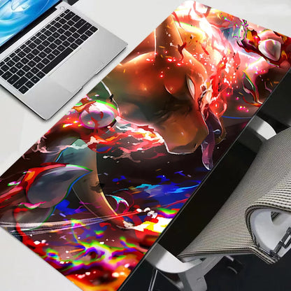 Gaming Mouse Pad P-pokemon Charizard Home New HD Pc Mousepad XXL keyboard pad Non-Slip Office Carpet Laptop Mice Pad Gift