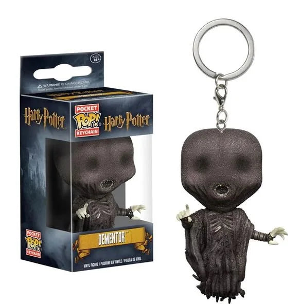 Funko POP Dementor Hermione Luna Lovegood Dobby Snape Ron Ginny Magic School Fawkes Hedwig Model Dolls Action Figure Keychain