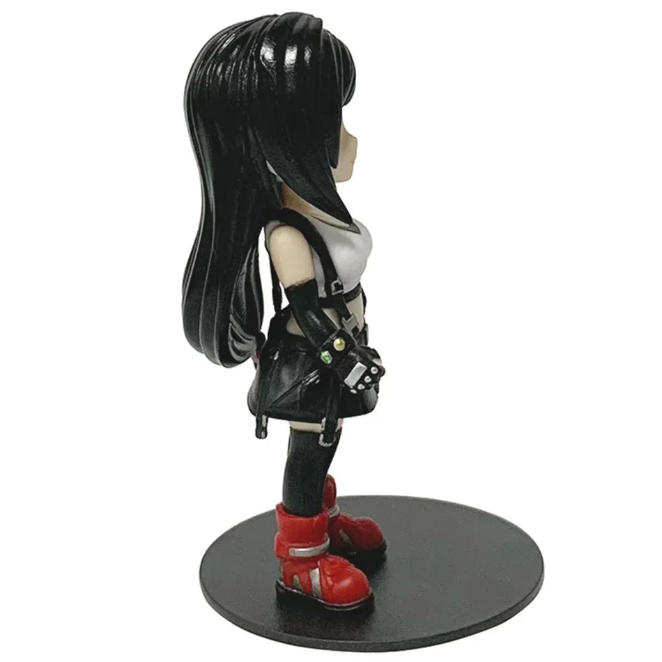 Final Fantasy VII Rebirth Tifa Lockhart Aerith Cloud Zack q-version PVC  Action Figures Model Anime Cartoon Model Toy Gift