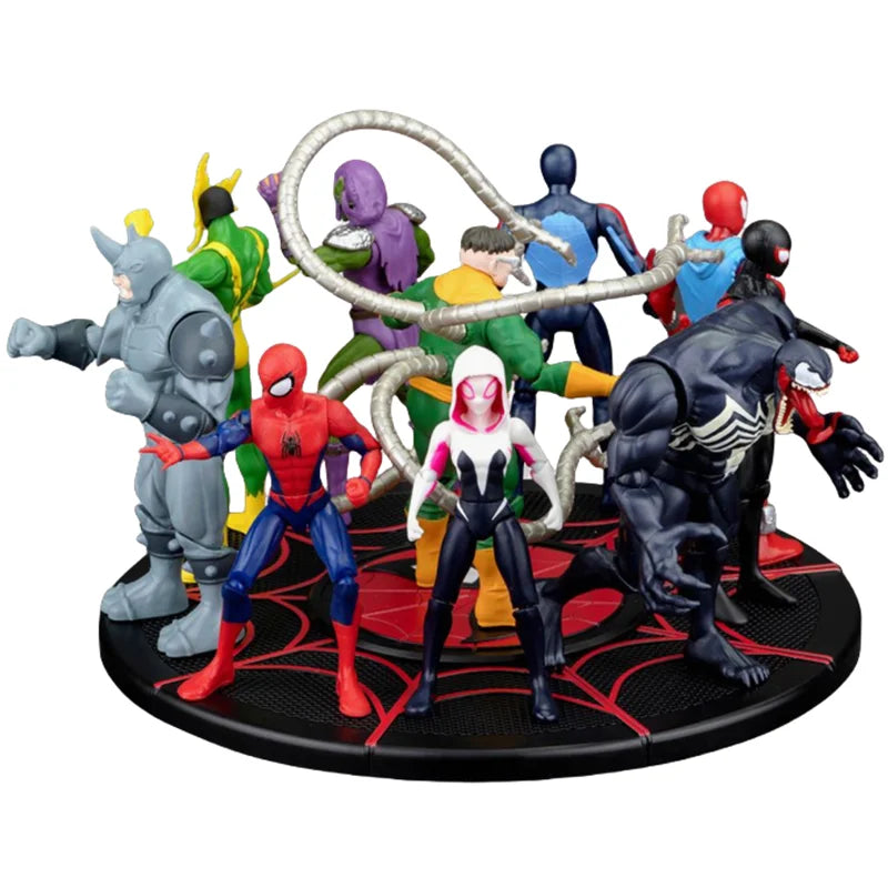 ZD Toys Avengers Legends Iron Man Spider Man Thor Captain America Thanos Hulk War Machine Action Figures Gif