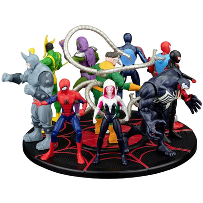 ZD Toys Avengers Legends Iron Man Spider Man Thor Captain America Thanos Hulk War Machine Action Figures Gif