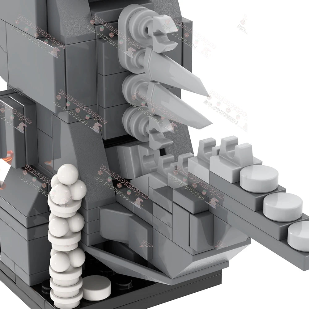 Movie Series Characters MOC Building Blocks DIY Horror Monster Demogorgon Dark Lord Wednesday Addams Models Bricks Assembly Toys