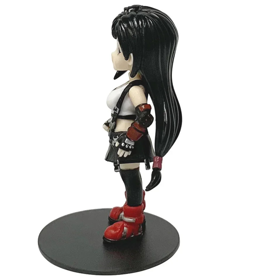 Final Fantasy VII Rebirth Tifa Lockhart Aerith Cloud Zack q-version PVC  Action Figures Model Anime Cartoon Model Toy Gift