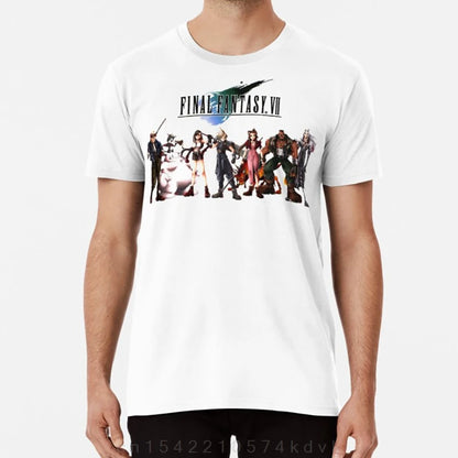 Funny Final Fantasy Vii Characters T Shirt Final Fantasy Ps1 Psx Fina L Vii 7 Final Fantasy Vii Final Fantasy 7 Jrpg