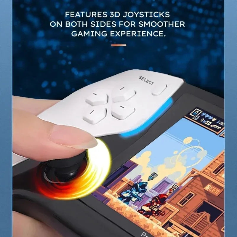 Project X Portable Pocket Video Game Console 4.3” IPS Screen Support PS1 Retro Gaming Dual Speaker Stereo