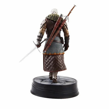 24cm  3: Wild Hunt Geralt of Rivia Action Figure Toys Game FigurinePVC Collection Model Ornaments Gift for Children