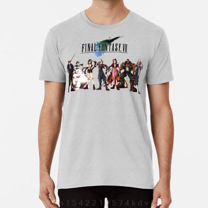 Funny Final Fantasy Vii Characters T Shirt Final Fantasy Ps1 Psx Fina L Vii 7 Final Fantasy Vii Final Fantasy 7 Jrpg