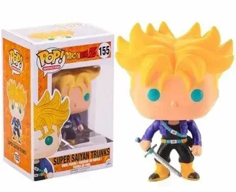 Funko Pop Dragon Balls Toy Son Goku Action Figure Anime Super Saiyan Trunks Krillin Model Doll Pvc Collection Toys For Children