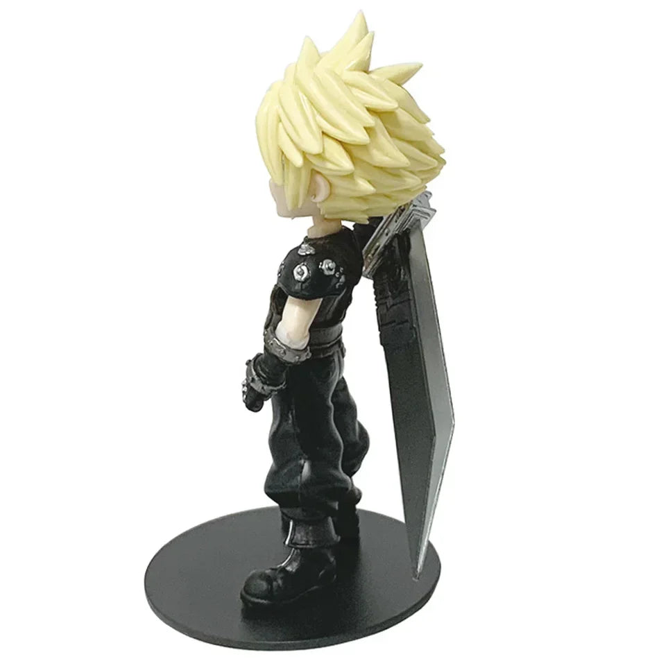 Final Fantasy VII Rebirth Tifa Lockhart Aerith Cloud Zack q-version PVC  Action Figures Model Anime Cartoon Model Toy Gift