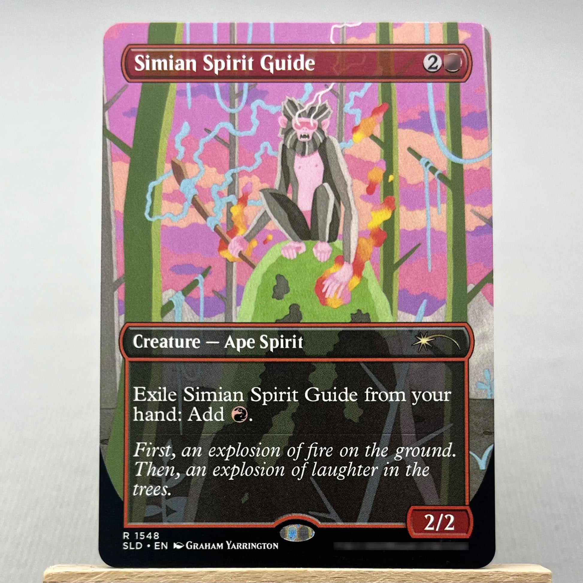 C21 TSR SLD HOLO10-02 TCG magical Cards for Home Play the Proxy Veyran Voice of Duality the Damnation Gemstone Caverns gather