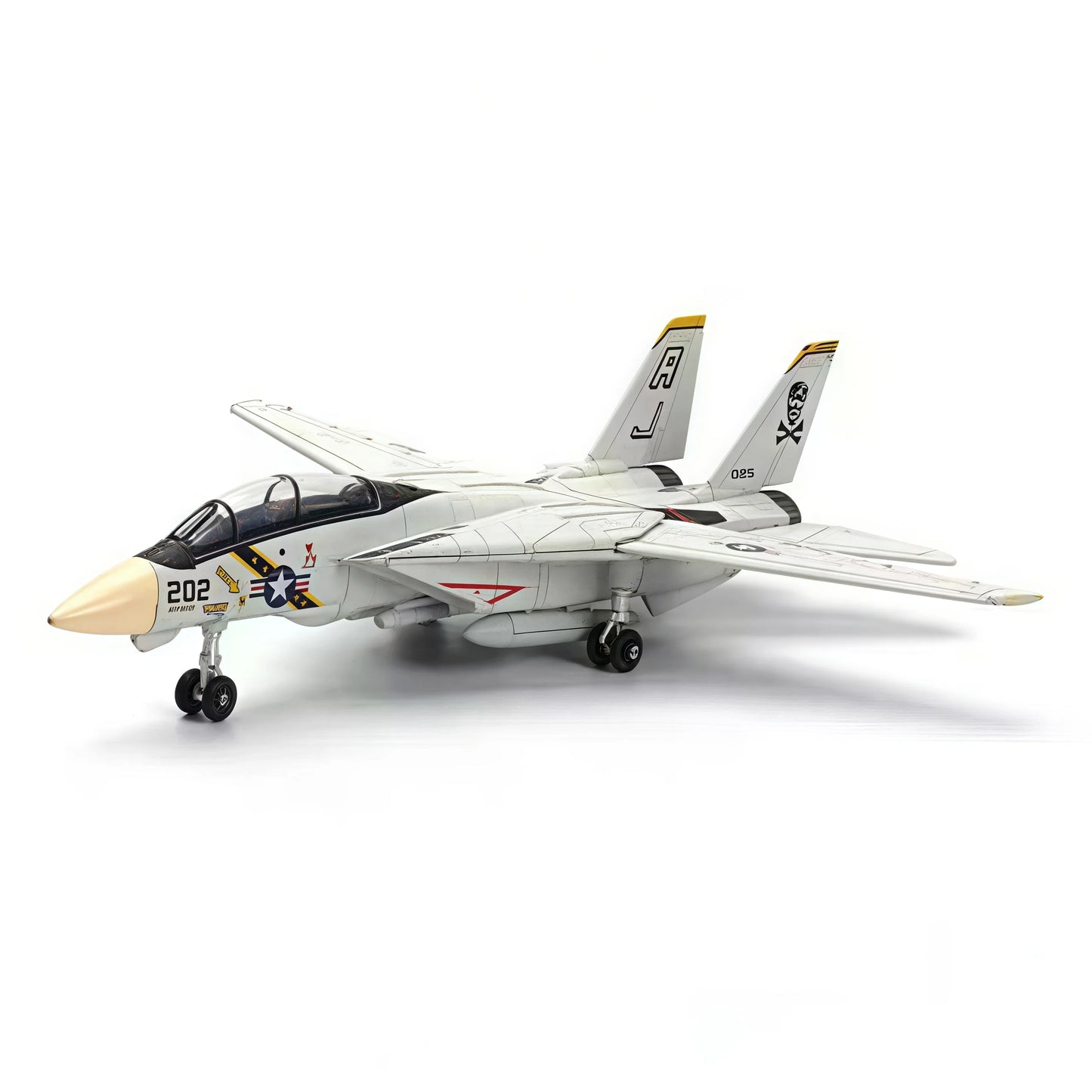 F-14 Fighter，1:72, assembled plastic airplane model (including display rack), home display and collection, creative gifts
