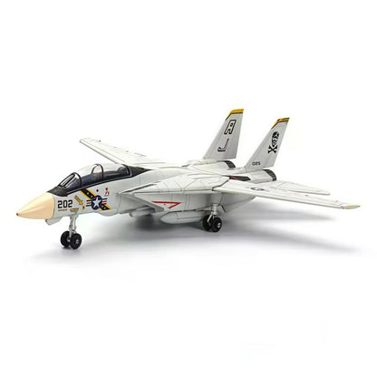 F-14 Fighter，1:72, assembled plastic airplane model (including display rack), home display and collection, creative gifts