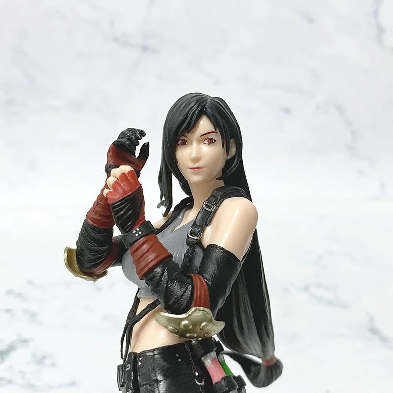 20cm Final Fantasy VII Anime Girl Figure Tifa Gamelady PVC Action Figures Model Collectibles Desk Decoration Toys Chrimstas Gift