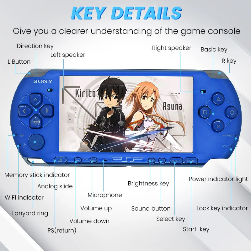 Sony PSP 3000 Handheld Game Console - Special Edition