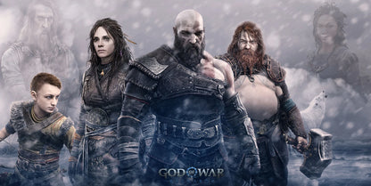 New God of War Ragnarok Keychain Kratos Ares Thor's Hammer Mjolnir Blades of Exile Leviathan Axe Weapon Penant Key Chain Jewelry