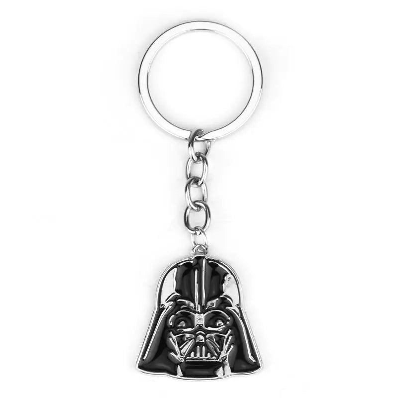 Disney Star Wars Spaceship R2-D2 Keychain The Mandalorian Movie Character Cartoon Animation Pendant Metal Accessories