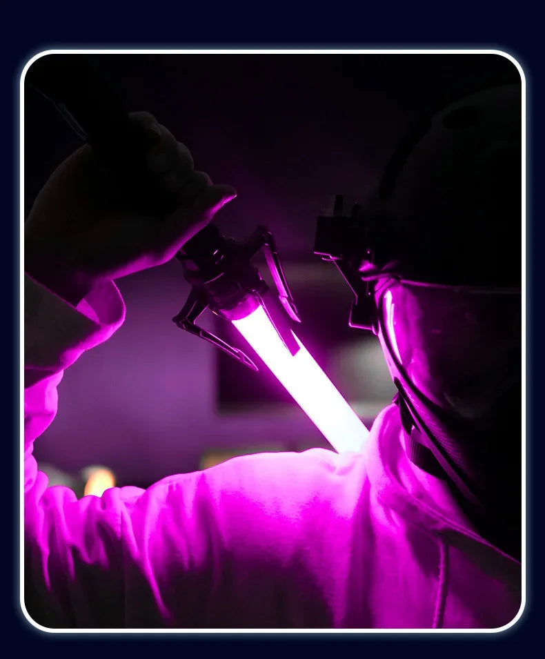 Telescopic Sword 75cm RGB Light Saber 2 In 1 7-Color/1 Color Lightsaber for 3+ Kids Laser Sword Toy Party Glow Swords Coser Toy