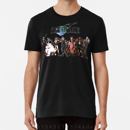 Funny Final Fantasy Vii Characters T Shirt Final Fantasy Ps1 Psx Fina L Vii 7 Final Fantasy Vii Final Fantasy 7 Jrpg